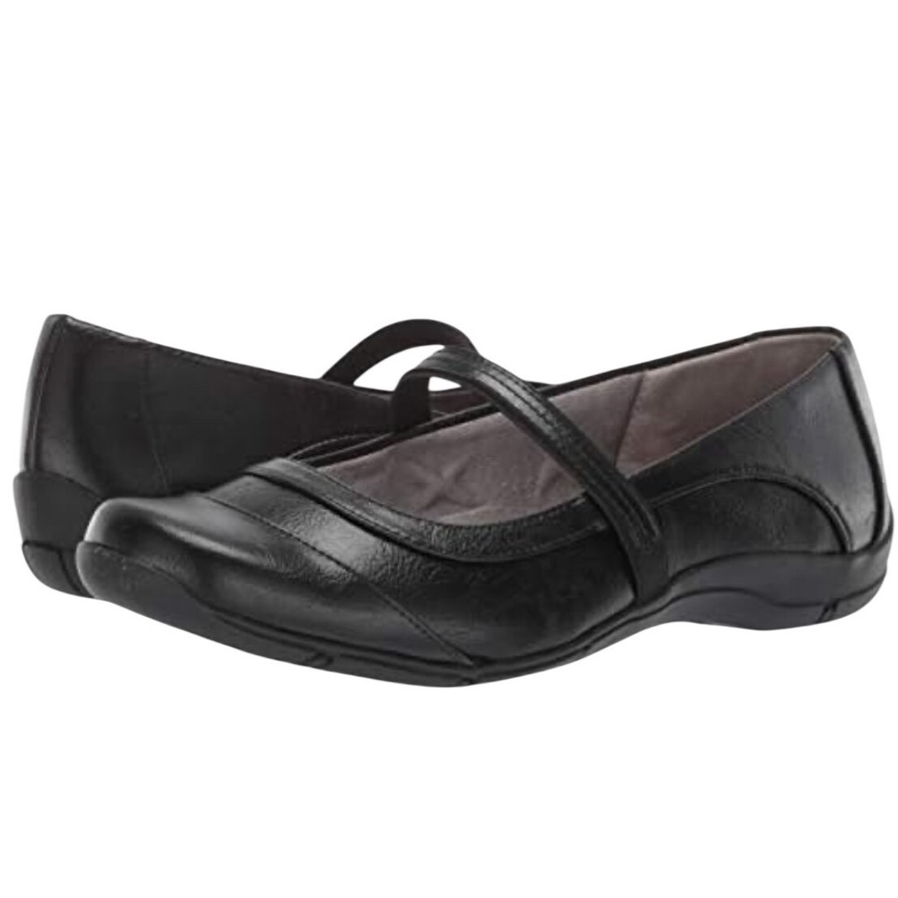LifeStride Vintage Black Dare Mary Jane Comfort Flats Women's Size 7